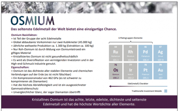 Facts 2 Osmium