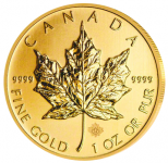 Maple Leaf 1 Unze Gold